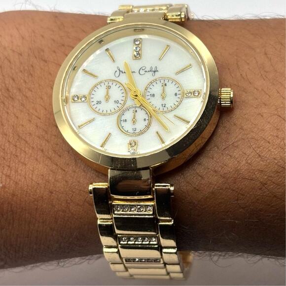 Gold Jessica Carlyle Watch - Picture 1 of 6